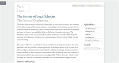 Desktop Screenshot of conference.legalscholars.ac.uk