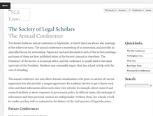 Tablet Screenshot of conference.legalscholars.ac.uk